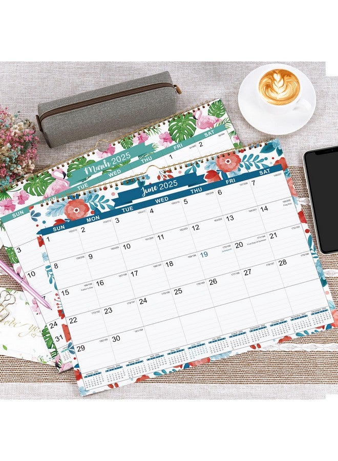 MaaIbok 2025 Wall Calendar - 15" X 11.5" Large Wall Calendar From January 2025 - December 2025 With Julian Dates, Two-Wire Binding, Perfect For Planning - Image 2