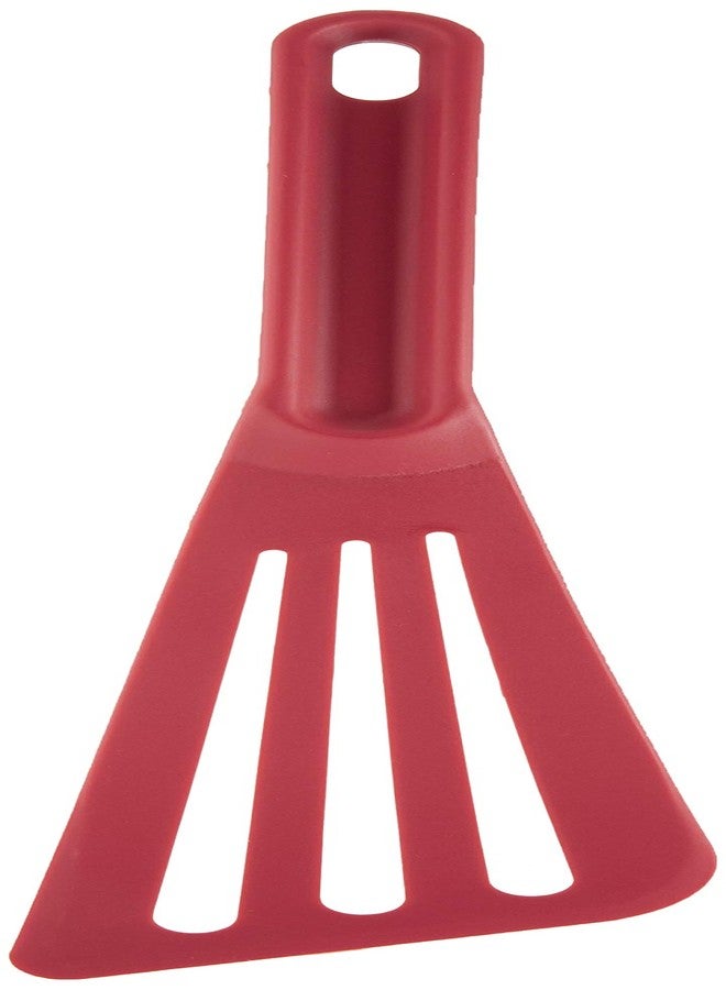 ميرسر كوليناري ملعقة مسطحة مشقوقة عالية الحرارة من ميرسر كوليناري هيلز تولز، مقاس 12 بوصة × 3.5 بوصة، لون أحمر - Image 3