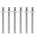EASTROCK EASTROCK Drum Tension Rods Drum Screw 6 Pack M5X50mm Percussion Replacement Accessory Drum Kit Screws (Silver)  - Image 2