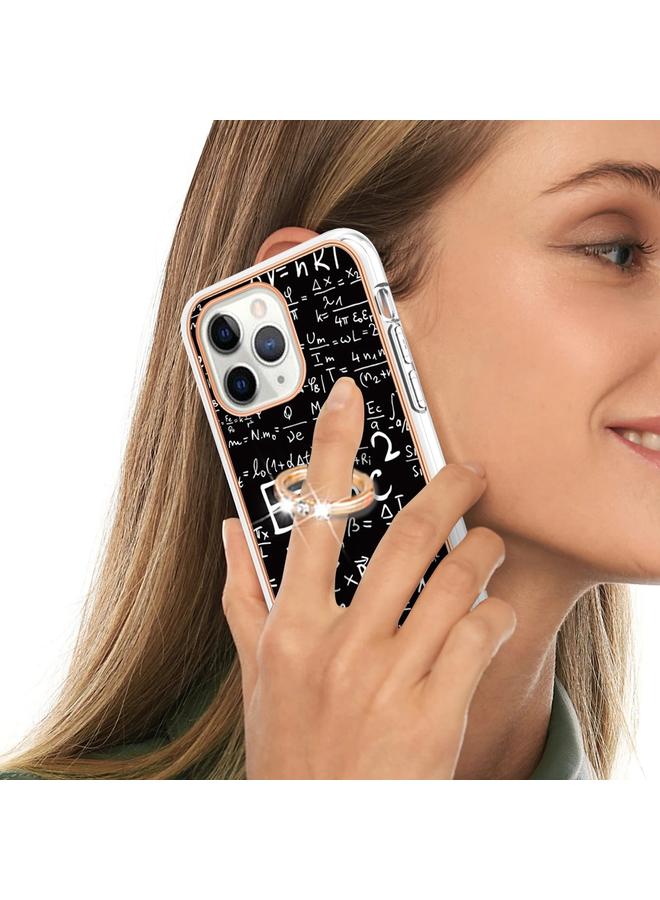 Zaboon Case For iPhone 11 Pro Max Electroplating Dual-side IMD Phone Case with Ring Holder - Image 5