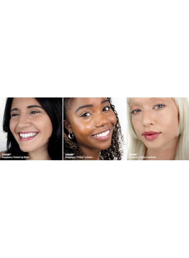Hurraw! Raspberry Tinted Lip Balm: (Sheer Berry Tint) Organic, Certified Vegan, Cruelty and Gluten Free. Non-GMO, 100% Natural Ingredients. Bee, Shea, Soy and Palm Free. Made in USA - Image 4