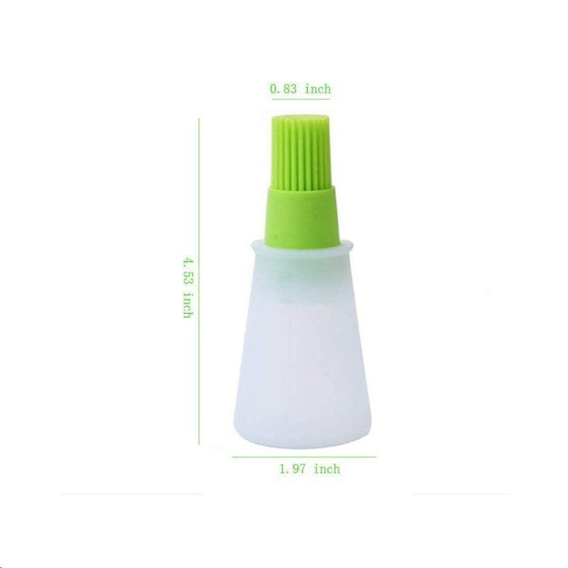NITAY ENTERPRISE Home Nitay Enterprise Home Oil Bottle Brush Silicone Pastry Brush for Roasting sauteing Baking or Grilling Frying BBQ Cooking Oil Dispenser Kitchen Tools Accessories2 Pcs  - Image 3