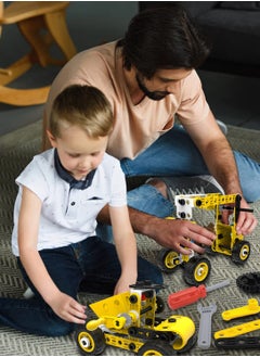 SYOSI Construction Toys For Children Aged 5 6 7 8 9+ Years, 100 Pieces DIY STEM Building Blocks Educational Toy Set, Creative Educational Building Toys For Boys & Girls, Engineering Toys Creative Set Gift  - Image 3