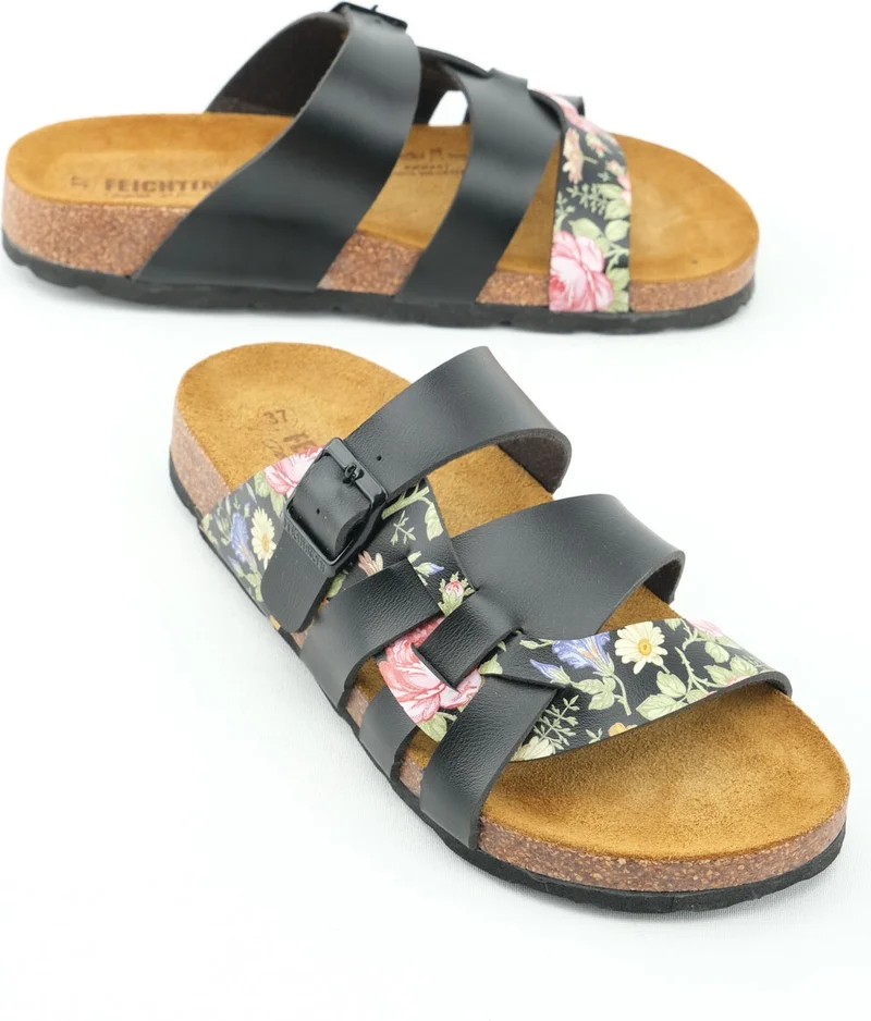 Gezer Feichtinger Der Bio Summer Women's Insole Leather Cork Sole Daily Slippers