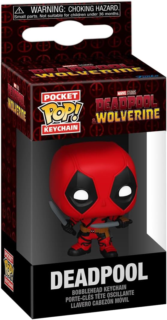 Funko Pop Keychain Marvel Deadpool  Wolverine  Deadpool - Image 2