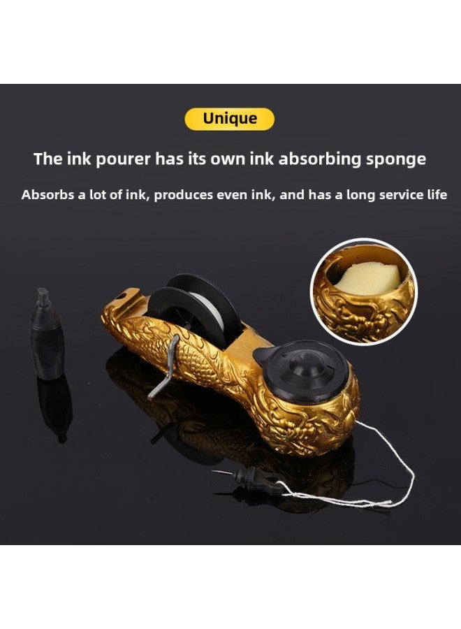 Top-quality Card Anti-fall High-grade Plastic Dragon Pattern Ink Dou Can't Fall 30 M Ink Dou Line With Ink-Model:Shuai Da Long Ink Dou  - Image 3
