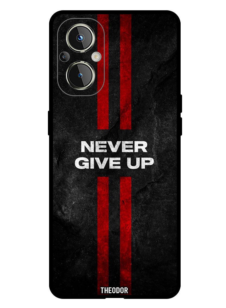 Theodor Protective Case Anti Scratch Shock Proof Bumper Cover For Oppo Reno 7 Z 5G Never Give Up Stripes - Image 1