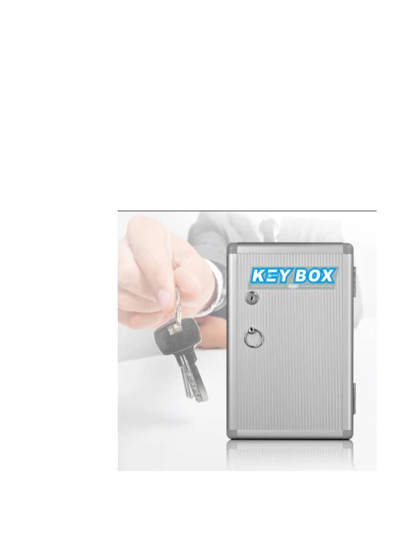 Glosen 120 Key Box / Cabinet Aluminum 120 keys Key Box Organizer Large 120-keys Large Capacity Key Cabinet With Colored Labels, Hotel Wall-mounted Aluminum Alloy Key Security Box, Key Lock Type - Image 4