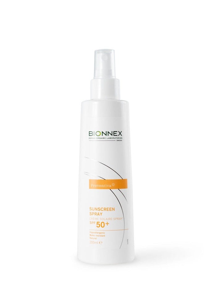 BIONNEX Bionnex Preventiva Sunscreen Spray Spf50+ 200Ml 