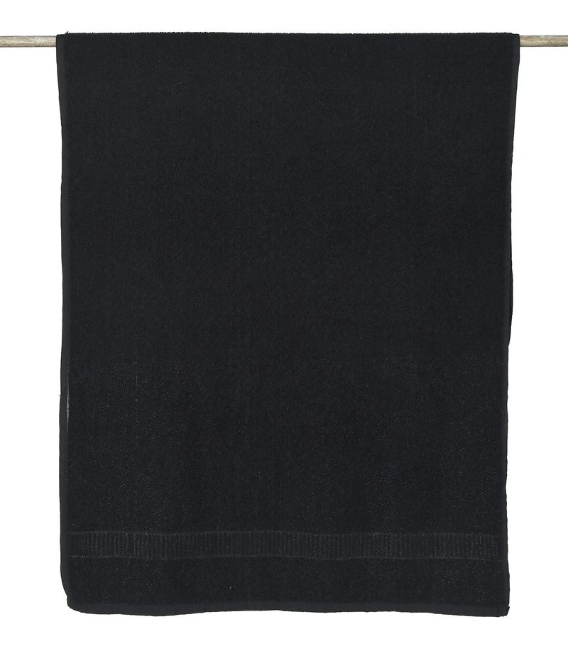 Kuber Industries Premium Design Soft Cotton Bath Towel, 30"x60"(Black), Standard (HS39KUBMART023831) - Image 5