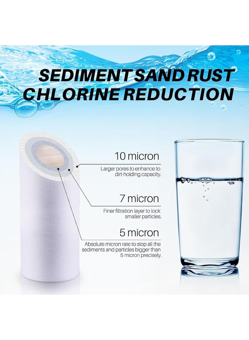 سايكفو [ترقية] فلتر الصنبور، فلتر الصنبور المنزلي، فلتر المرحاض الذكي/الغسالة/غسالة الصحون/سخان المياه/المطبخ/الحمام/المرحاض - Image 4