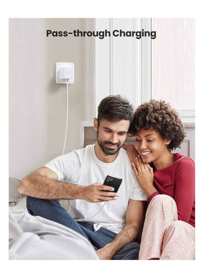 شاحن قابس USB C بقوة 20 واط، شحن مزدوج المنفذ، مع i Phone 14pro، 13 Pro i Pad، i Phone 12/12 Mini/12 Pro/Max/11/XR/X، Pixel - Image 3