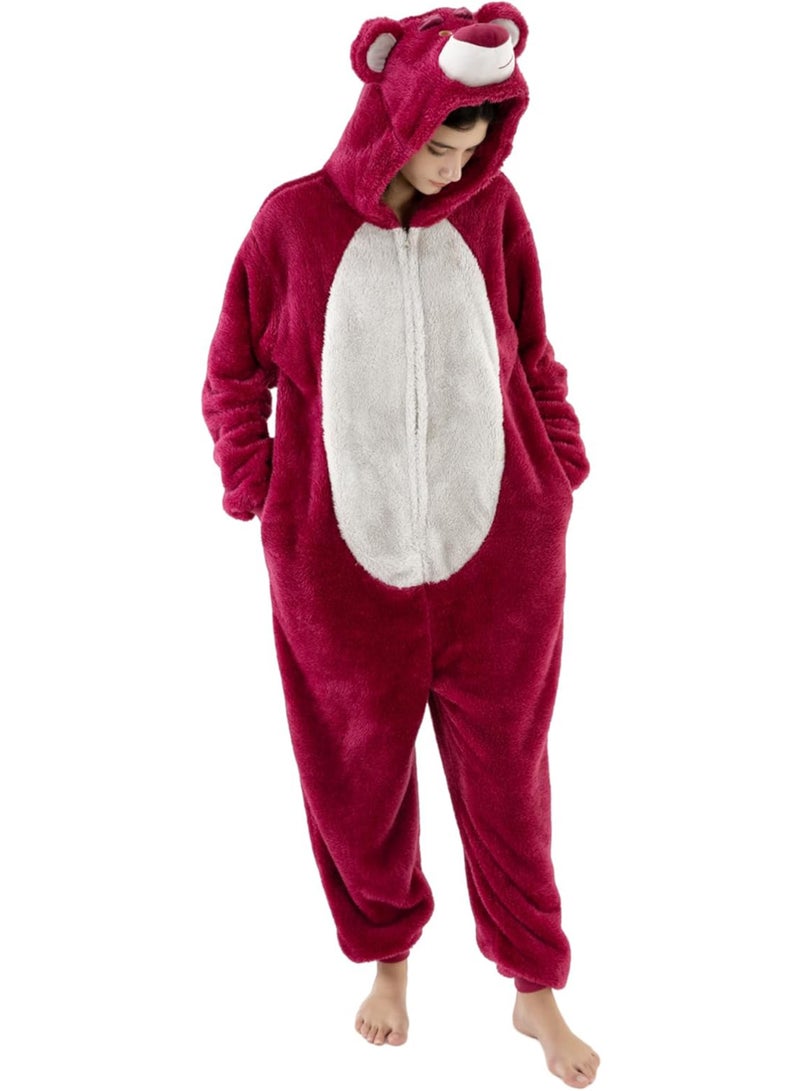 Snug Fit Unisex Adult Onesie Pajamas, Cosplay Animal One Piece  Costume Sleepwear Homewear  - Image 4