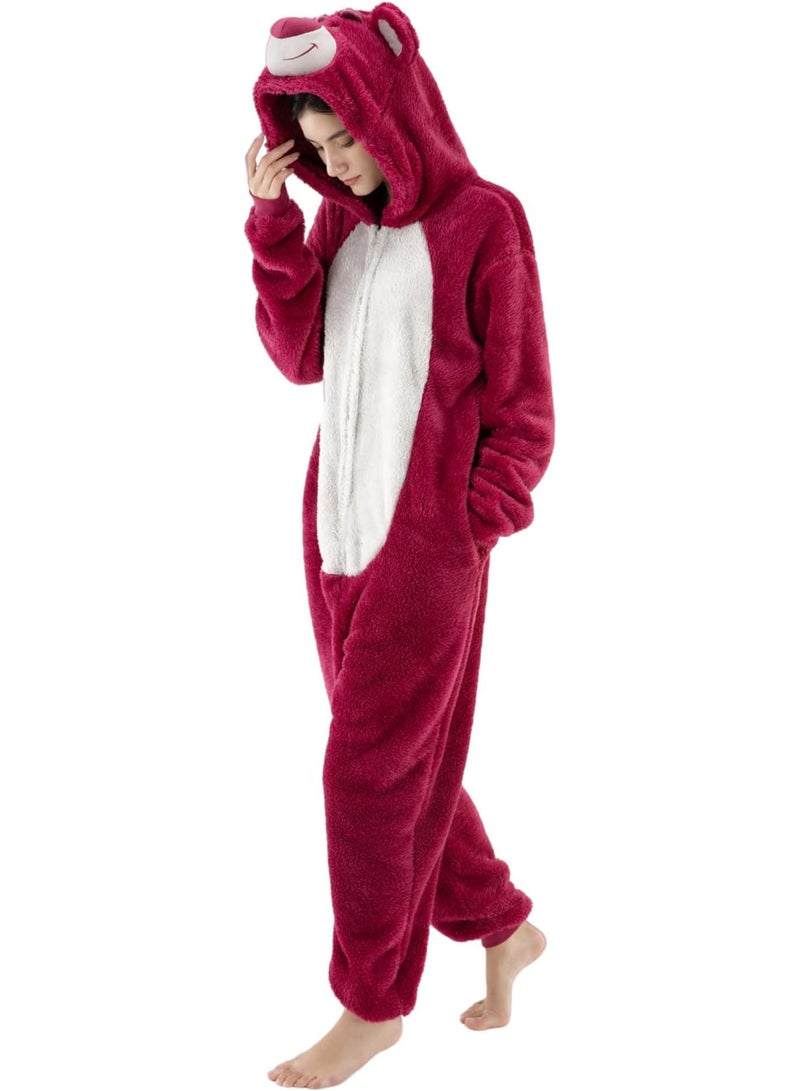 Snug Fit Unisex Adult Onesie Pajamas, Cosplay Animal One Piece  Costume Sleepwear Homewear  - Image 5