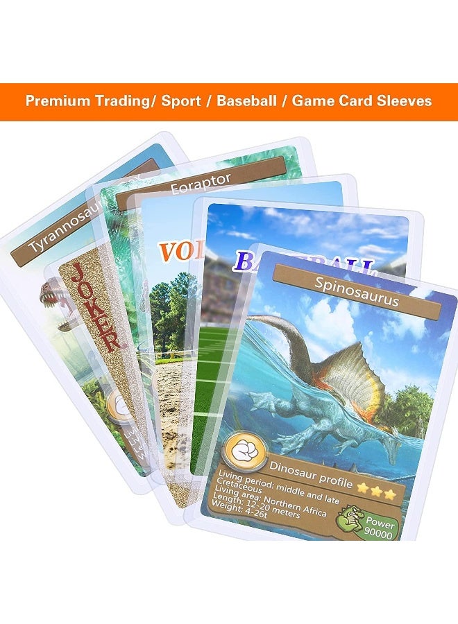 SHOWAY ELECDON 50PCS Card Sleeves Hard Plastic for Baseball Protective Holder Trading Cards, Sports Cards 3 x 10.1 cm  - Image 5