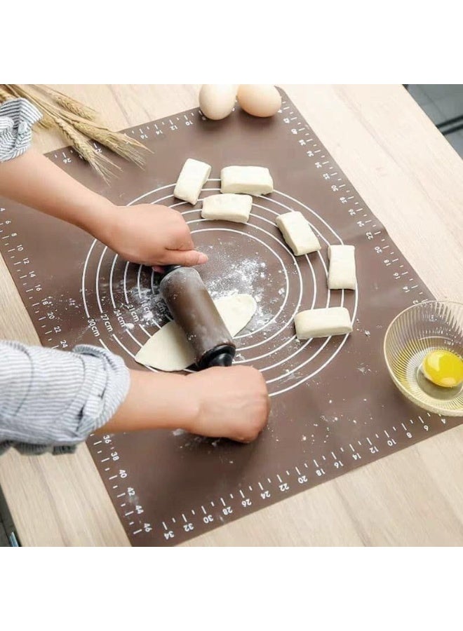 New Arrival! 🥰  Large Silicone Pastry Mat for Baking 🥐🍞 Made of heavy-duty silicone. Large size: 50 × 40 cm Graduated in centimeters for easy and precise use. Available in different colors. 🤌🤌📌 - Image 2