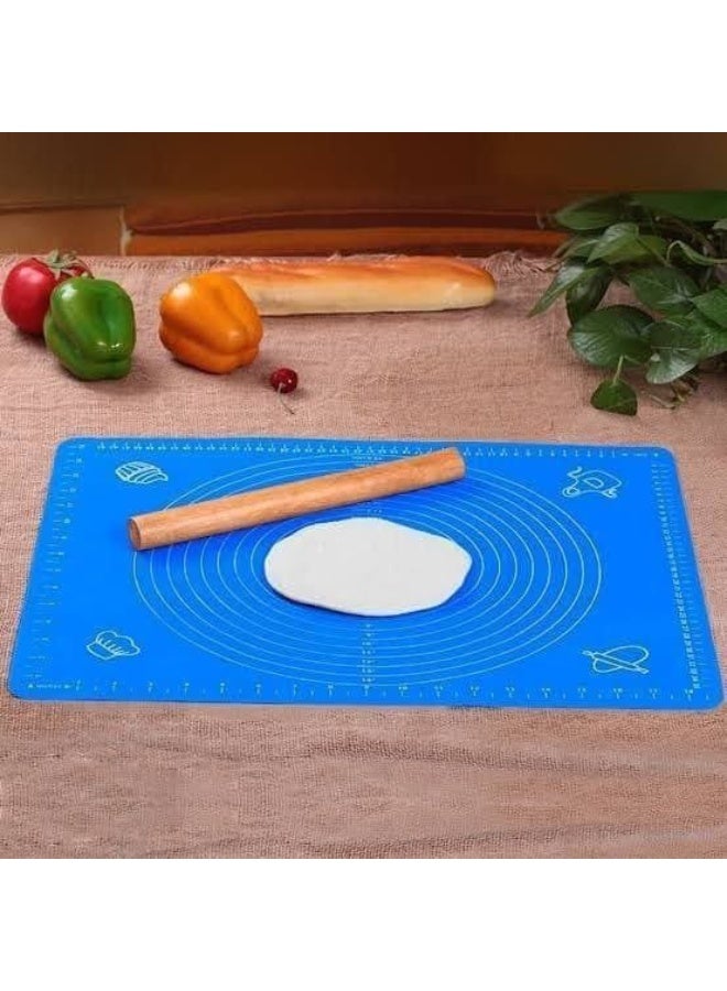 New Arrival! 🥰  Large Silicone Pastry Mat for Baking 🥐🍞 Made of heavy-duty silicone. Large size: 50 × 40 cm Graduated in centimeters for easy and precise use. Available in different colors. 🤌🤌📌 - Image 3
