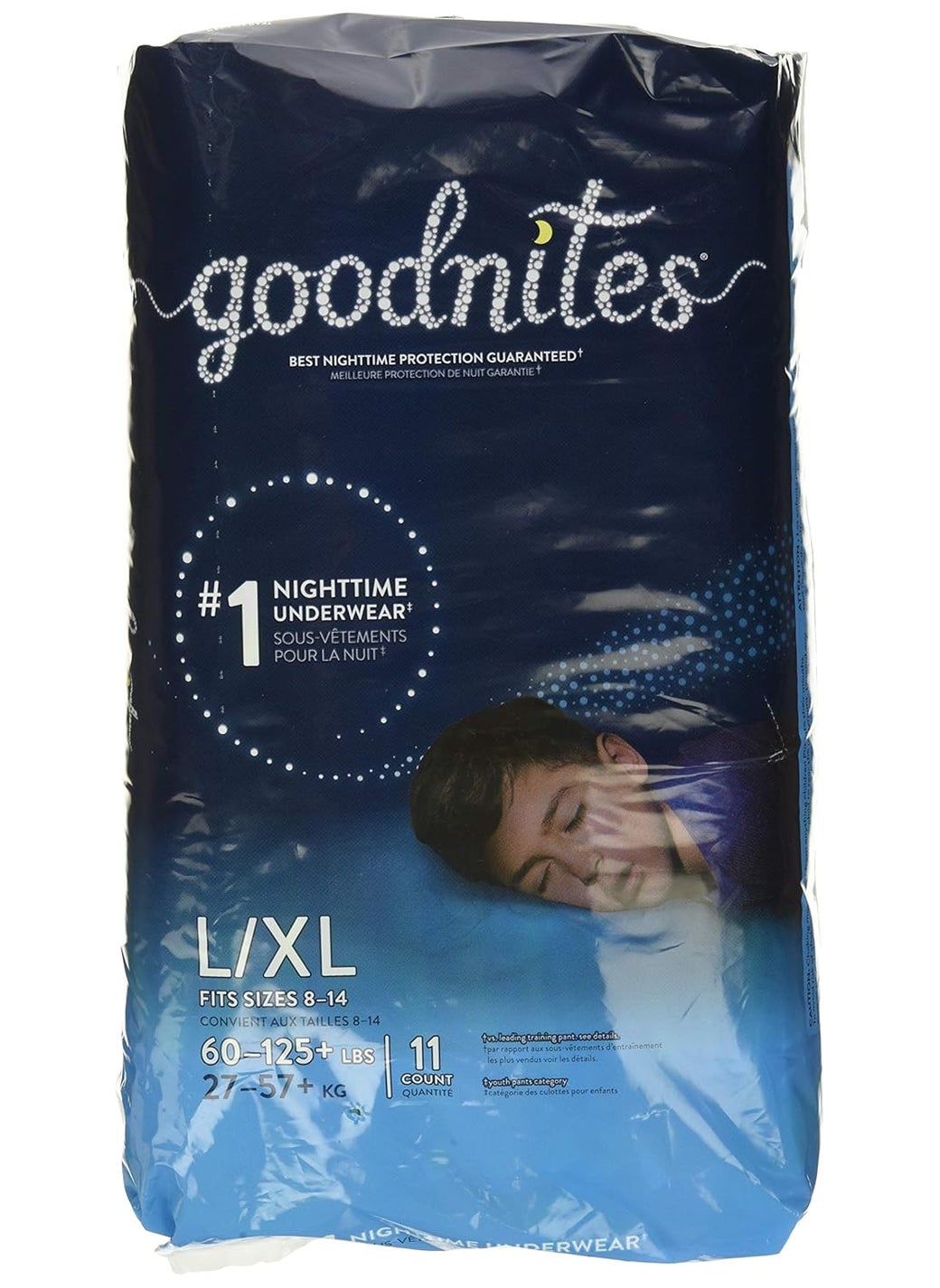 GoodNites Goodnites, Bedwetting Underwear for Boys, L/XL, 11 Ct 