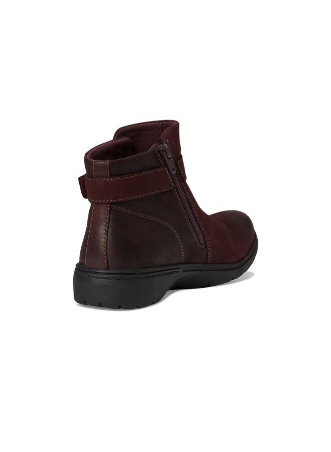 clarks Women's Carleigh Drift Ankle Boot, Merlot Combi, 41.5 EU - Image 5