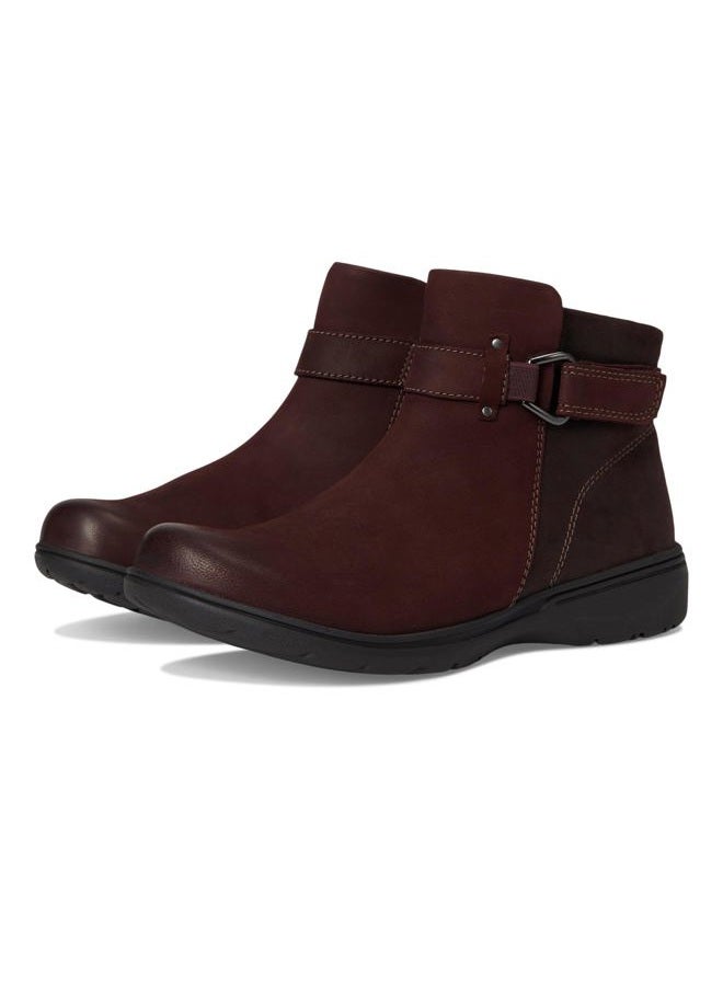clarks Women's Carleigh Drift Ankle Boot, Merlot Combi, 41.5 EU - Image 1
