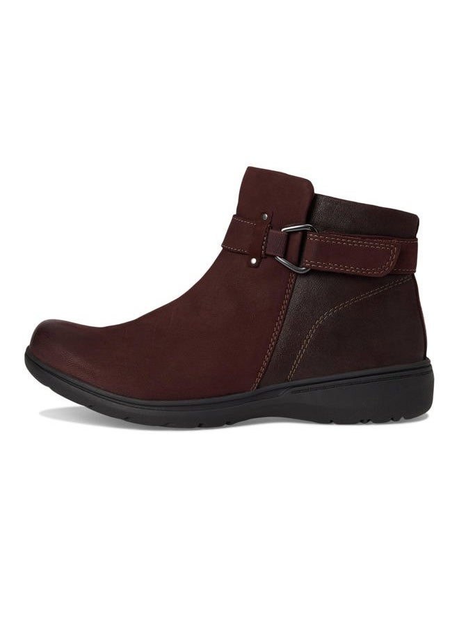 clarks Women's Carleigh Drift Ankle Boot, Merlot Combi, 41.5 EU - Image 4