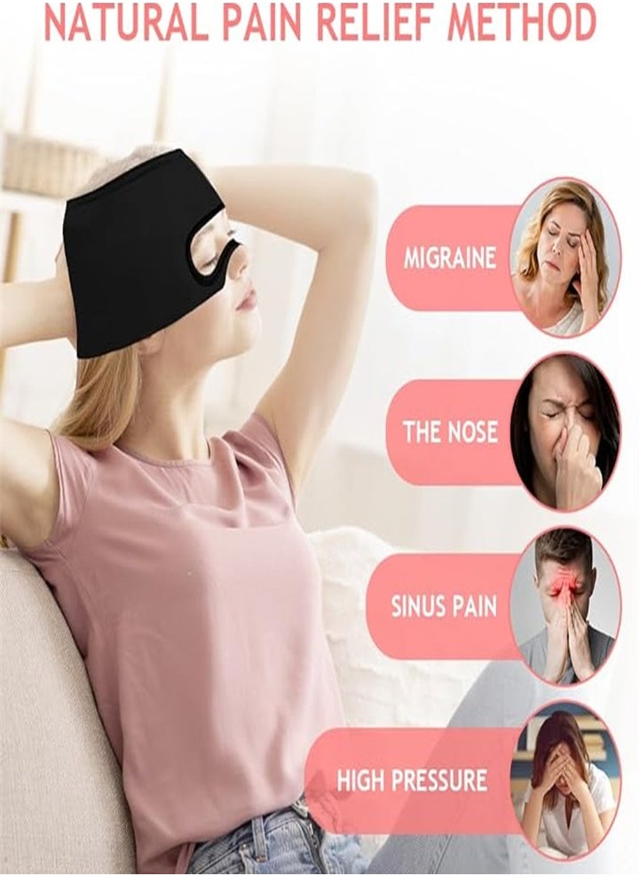 Generic Cooling Mask Cap Eye Mask, Refrigerator Cooling Pad Relieve Migraine Stress Swollen Eyes Tension  - Image 3