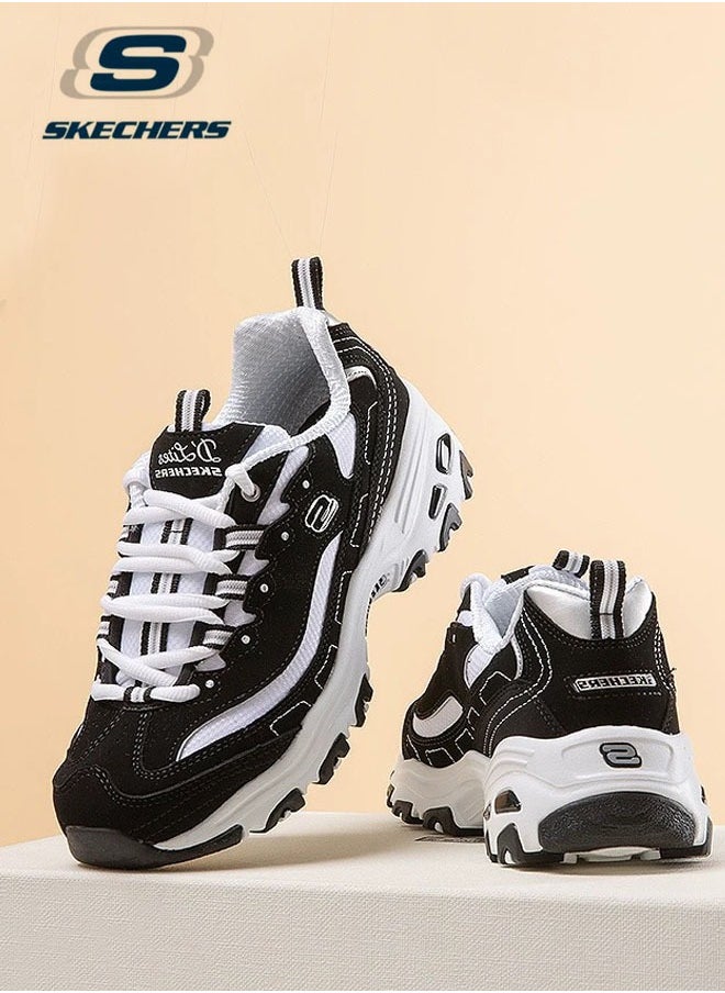 SKECHERS - Skechers new women's shoes spring and summer breathable classic thick sole heightening casual sports dad shoes - Image 1