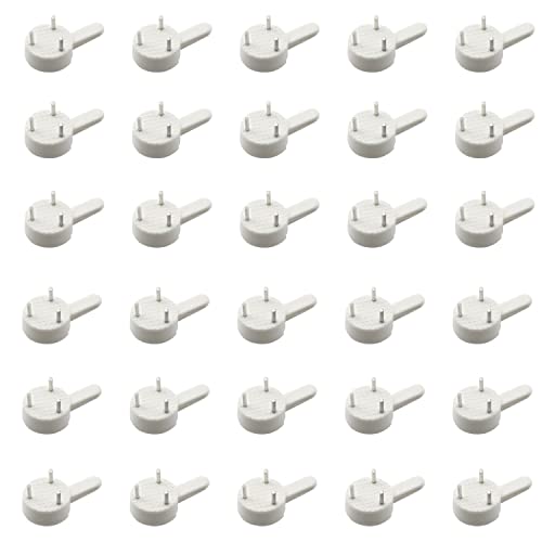 ZYAMY 30pcs Picture Hangers Without Nails Plastic Photo Frame Traceless Hook Nail Hardwall Hanger for Concrete Wall, Hardwall and Drywall - Image 1