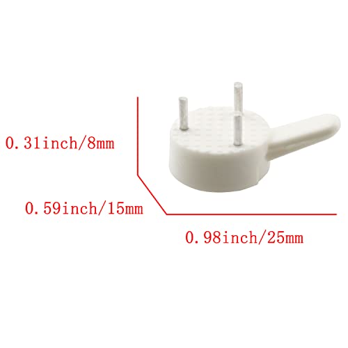 ZYAMY 30pcs Picture Hangers Without Nails Plastic Photo Frame Traceless Hook Nail Hardwall Hanger for Concrete Wall, Hardwall and Drywall - Image 2