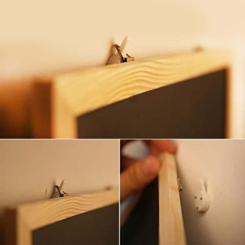 ZYAMY 30pcs Picture Hangers Without Nails Plastic Photo Frame Traceless Hook Nail Hardwall Hanger for Concrete Wall, Hardwall and Drywall - Image 5