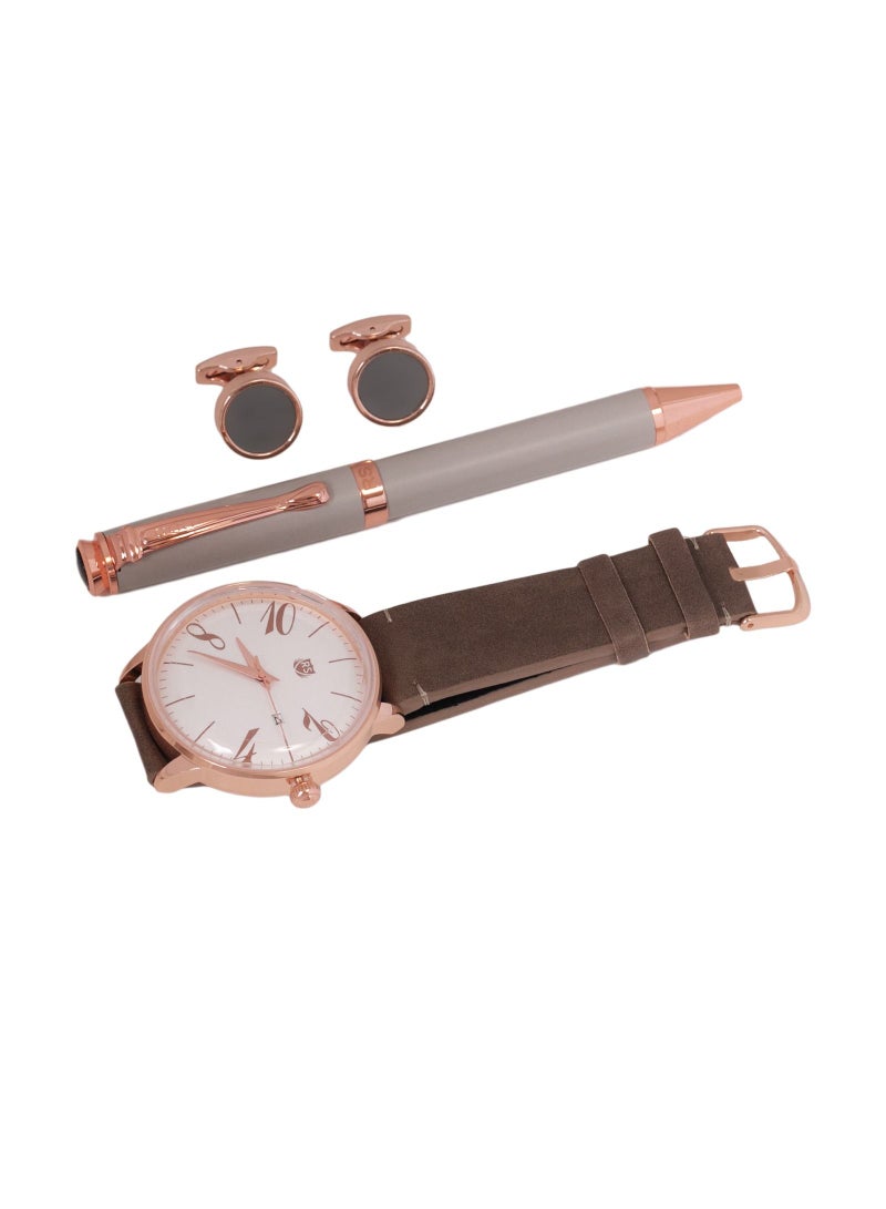 RS Special Set Of Cufflinks Watch And Pen - Image 4