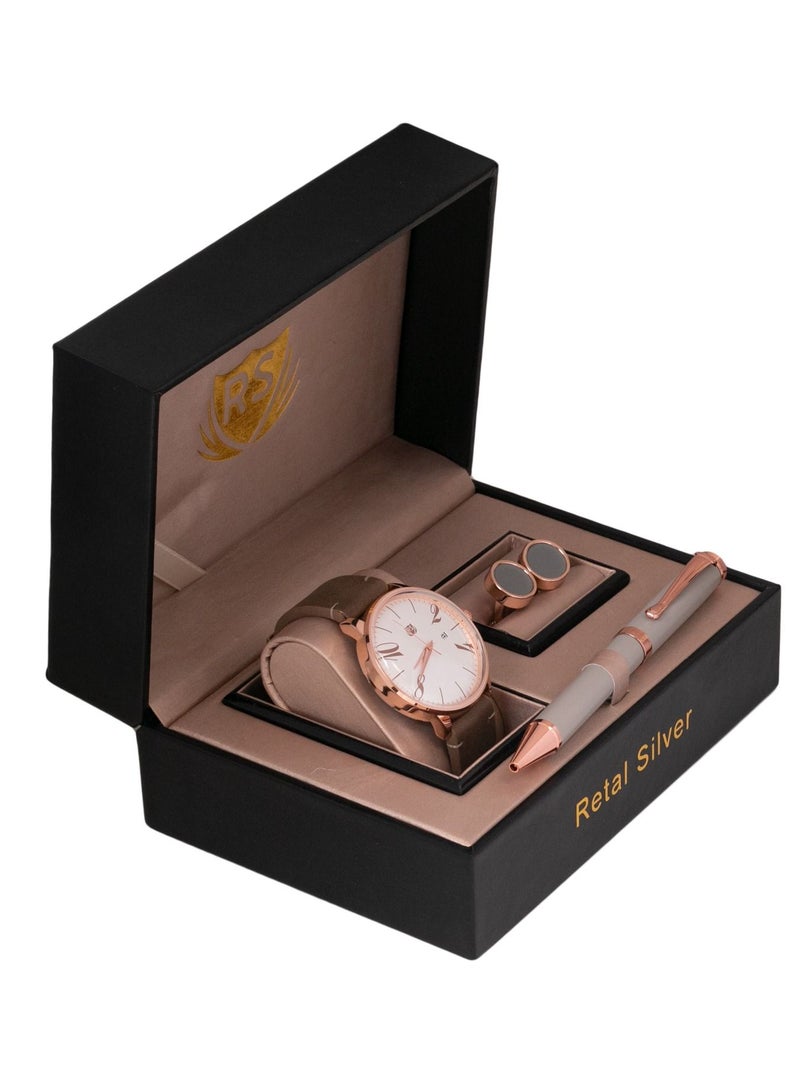 RS Special Set Of Cufflinks Watch And Pen - Image 2
