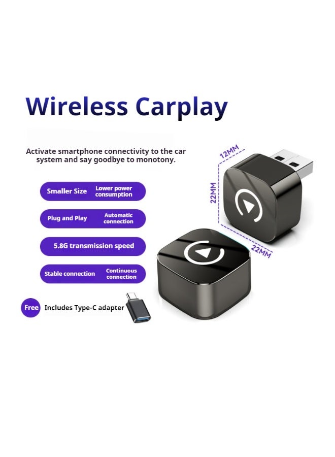 2 in 1 Android Auto Wireless Adapter & Wireless CarPlay Adapter Plug & Play - Image 1
