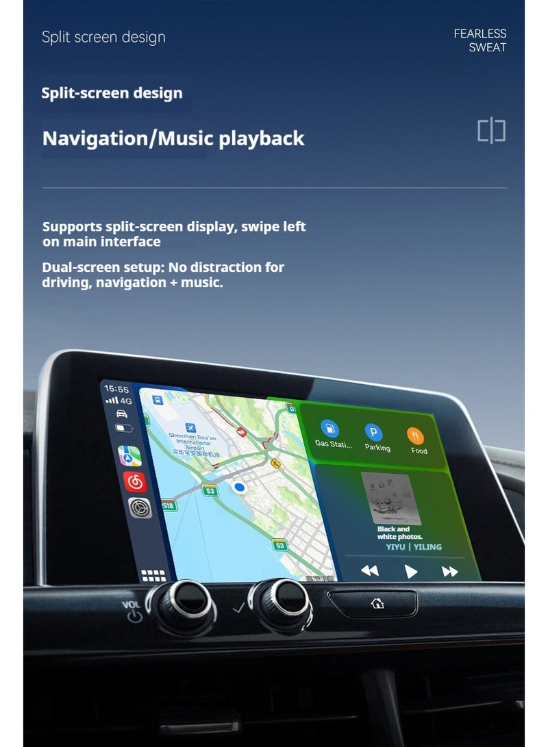 2 in 1 Android Auto Wireless Adapter & Wireless CarPlay Adapter Plug & Play - Image 5