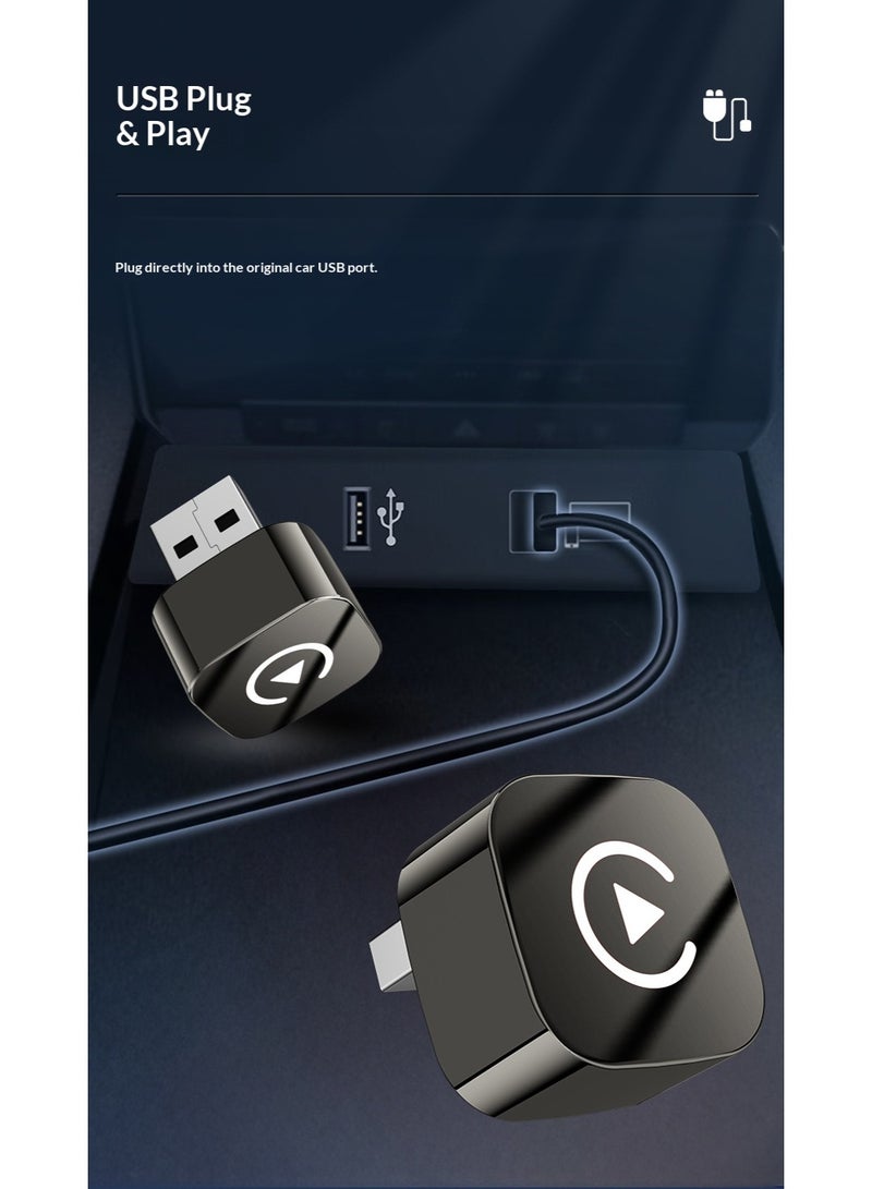 2 in 1 Android Auto Wireless Adapter & Wireless CarPlay Adapter Plug & Play - Image 3