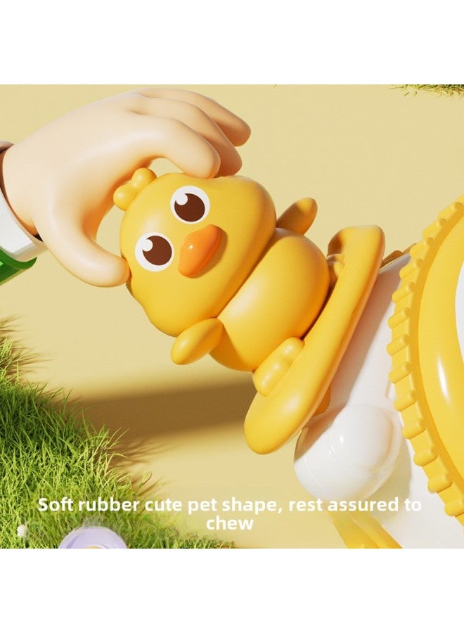 Children's Cute Fun Toys Back To Force Rotating Tumbler Baby Guide Head Up To Learn To Climb Baby Novelty Toys Cross Border-Color:Orange Duck - Image 5