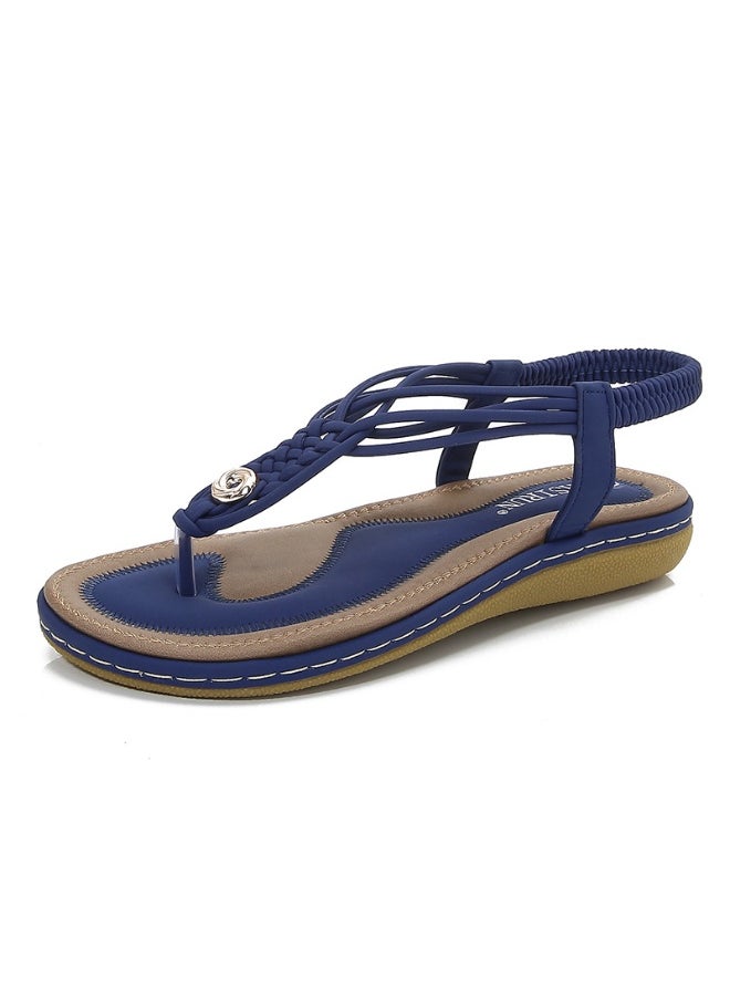 NIBEMINENT Women Shoes Comfort Sandals Summer Flip Flops High Quality Flat Sandals  - Image 1