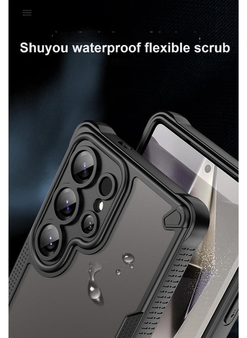 Samsung S25 Ultra Case – Waterproof Matte Full Cover Shockproof Protective Case | Flexible TPU Bumper | Anti-Fingerprint | Camera Lens Protection | Washable & Durable - Image 3