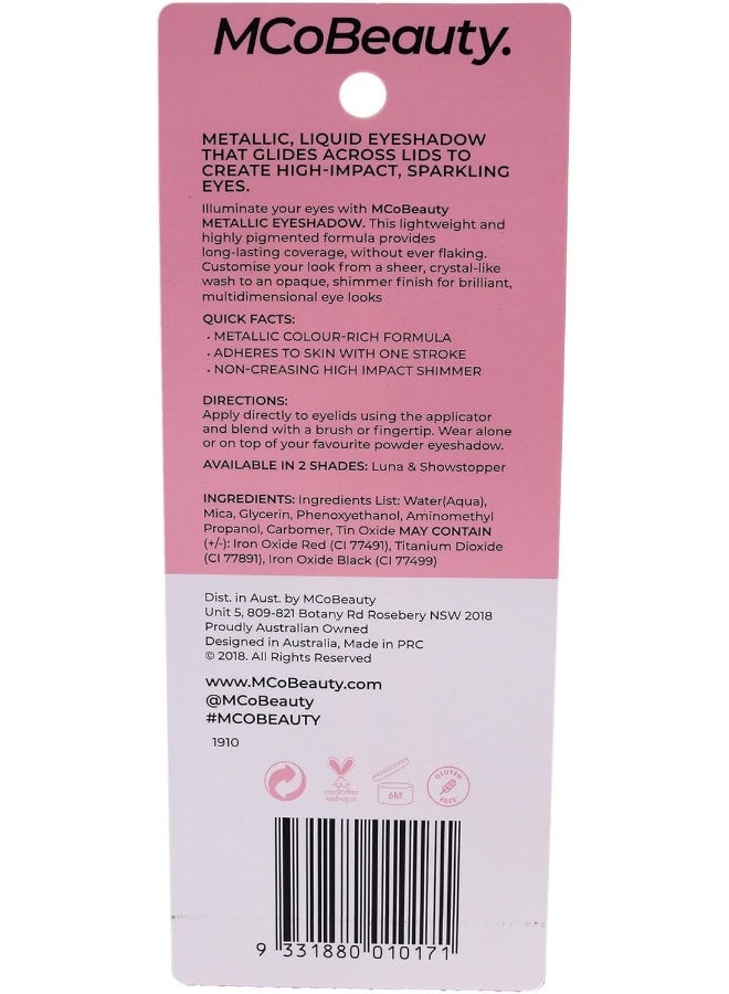MCoBeauty ظلال عيون ميتاليك من MCoBeauty - لونا - Image 2