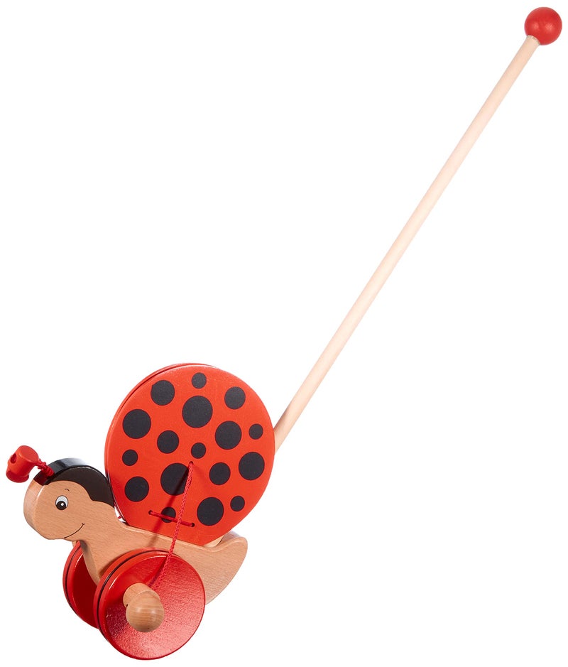 GOKI 54950" Ladybird Florah Push-Along Toy, Mixed - Image 1