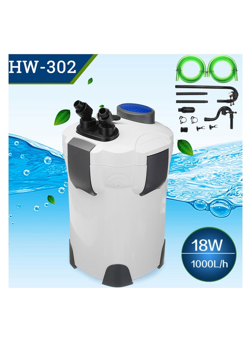 SUNSUN 220V 18W 1000L/H External Filter for Fish Tank - Image 1