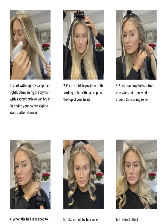 CARTZILLA Heatless Hair Curler Set - Satin Curling Ribbon with Clips | Overnight Wave Maker for Medium & Long Hair - Image 4