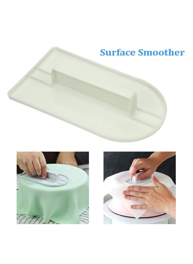 4pcs Fondant Icing Smoother Polisher for Cake Decoration – Sugarcraft Scraper Paddle Tool Set - Image 2