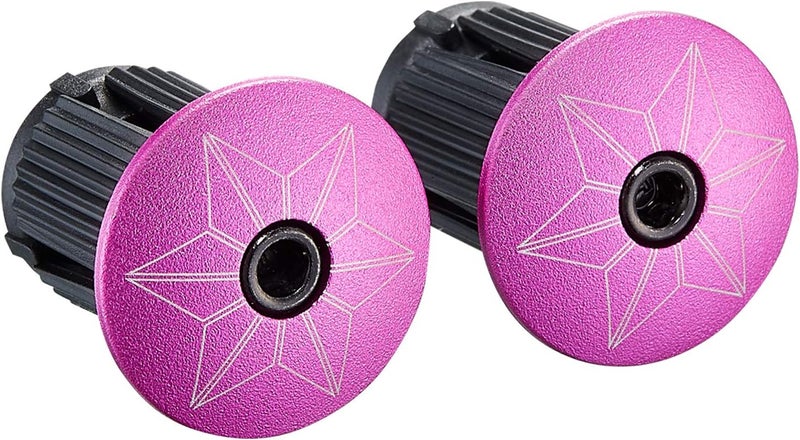 Supacaz Super Sticky Kush Bike Handlebar Tape – 220 cm x 3 cm – Sakura – Ano Pink Plugs - Image 4