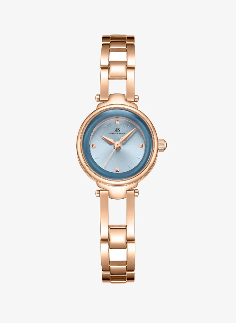 Kenneth Scott Women's Stainless Steel Analog Watch K23516-RBKL - 23.5 mm