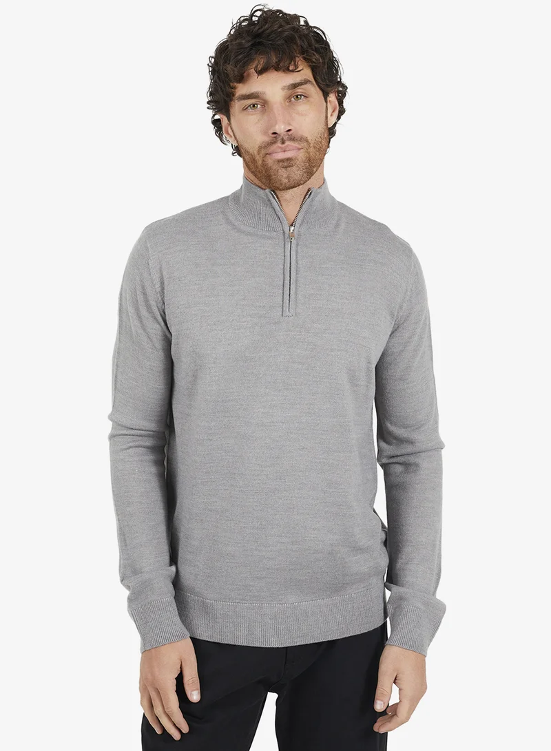 BRAVE SOUL Half Zip Pullover Sweater