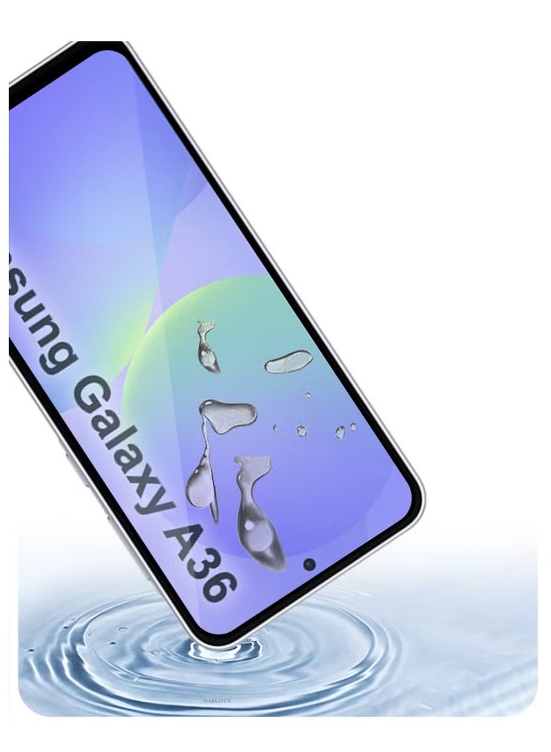 MIGOFAST Samsung Galaxy A36 Screen Protector Full Coverage 9H Tempered Glass HD Clarity  Anti Fingerprint  Edge to Edge Fit - Image 4