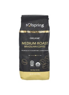 Dr. Mercola Dr. Mercola, Solspring®, Biodynamic®, Organic Brazilian Coffee, Whole Bean, Medium Roast, 12 oz (340 g)  - Image 1