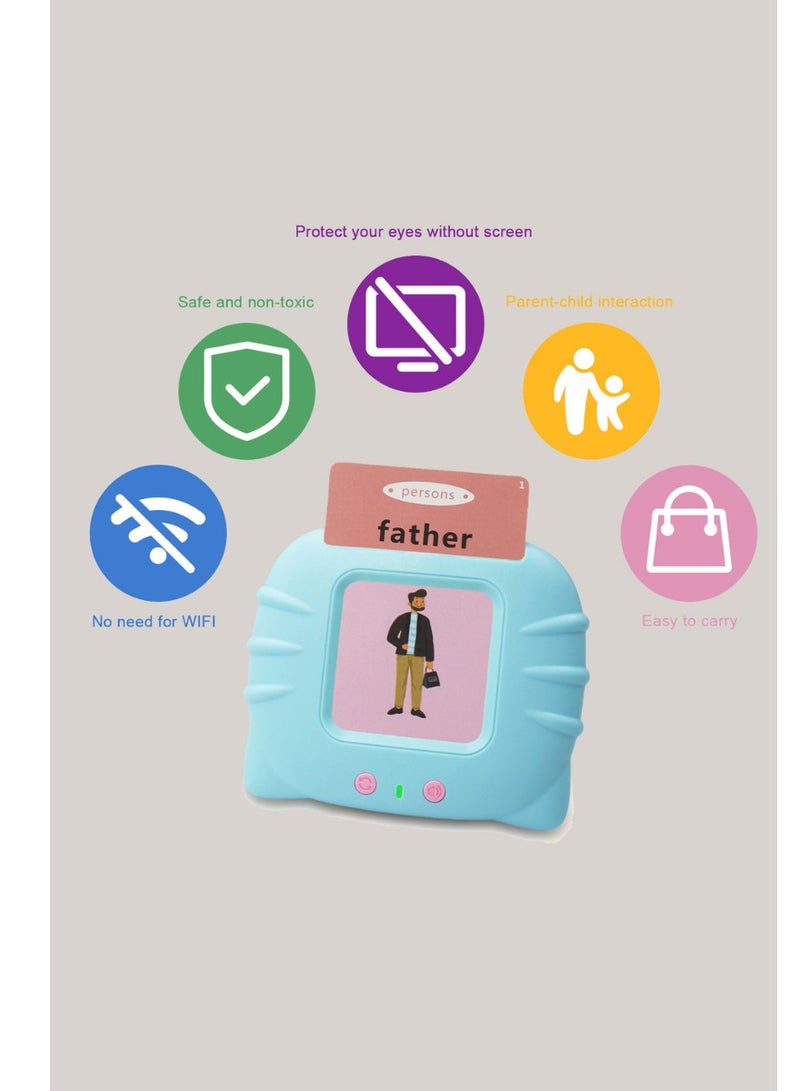 Flash Cards for Toddlers 2 3 4 5 6 7 Years Old 112 Card Talking Flash Cards 224 Words Speech Therapy Toys Autism Toys Baby Audible Flashcards Early Learning Educational Toys - Image 2