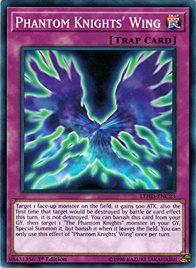 Yu-Gi-Oh! - Phantom Knights' Wing - LEHD-ENC23 - Common - 1st Edition - Legendary Hero Decks - Phantom Knights Deck